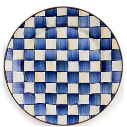 Mackenzie Childs Royal Check Chargers NIB 4 Pieces 