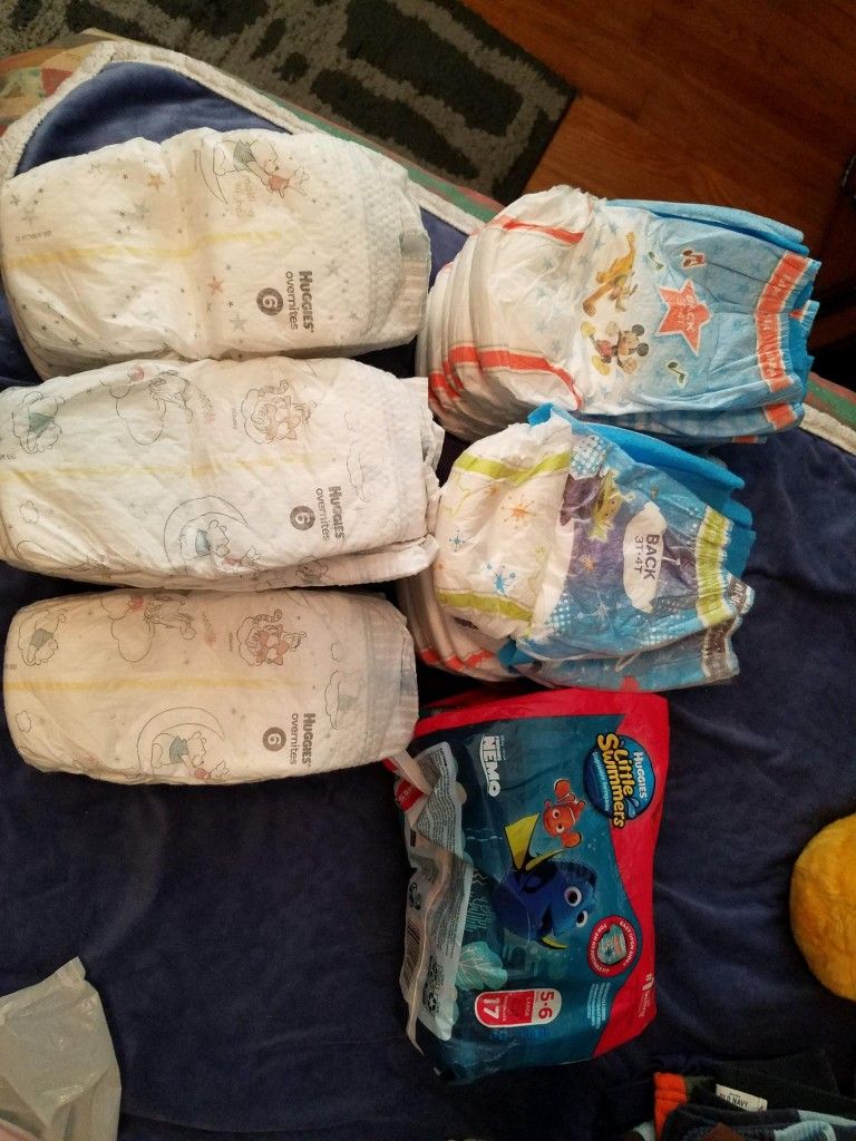 Toddler Clothes,  Diapers & Shoe