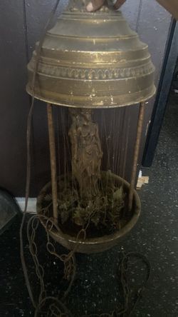 Old antique rain lamp