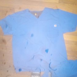 Carhartt Scrubs  Top Is Large And Bottoms Size Medium 