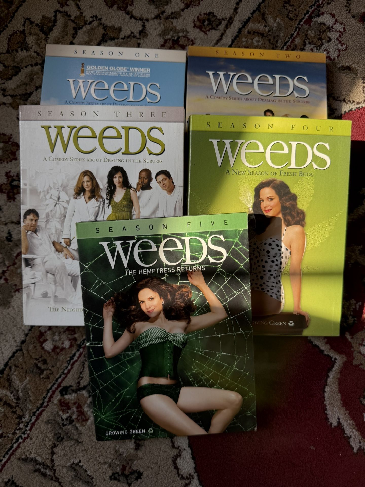 DVD Weeds, Seasons 1-5