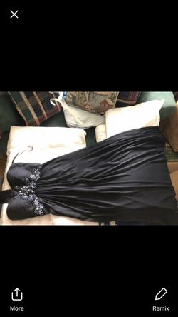 Blue prom dress