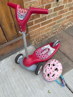 Radio Flyer My 1st Scooter, Schwinn Helmet included if you want