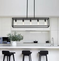 Chandelier- Modern five bulb