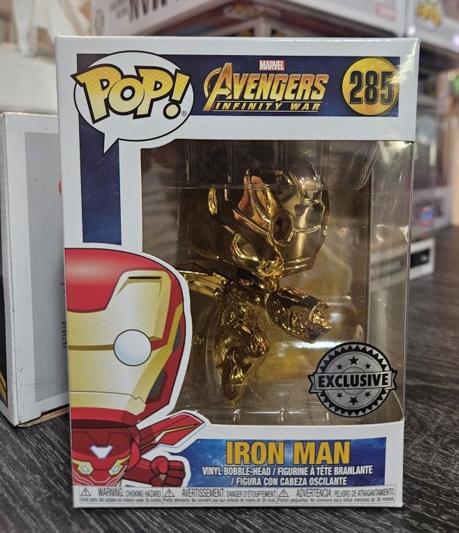 Funko Pop Vinyl Avengers Infinity War #285 Iron Man Marvel Comics