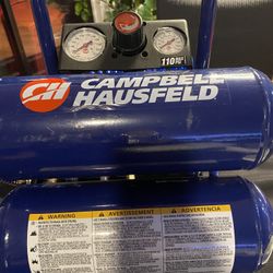 Campbell hausfield Portable Air Compressor And Nail Gun/staple Gun 