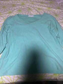 Liz Claiborne Teal Long Sleeve Top