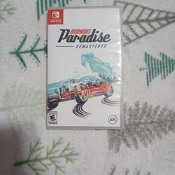 Nintendo Switch Burnout Paradise Remastered Game