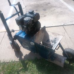 Concrete Curbing Machine With Stamps 