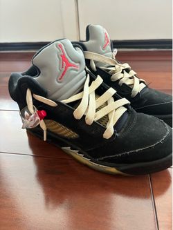 Jordan 5 og metallics size 6.5