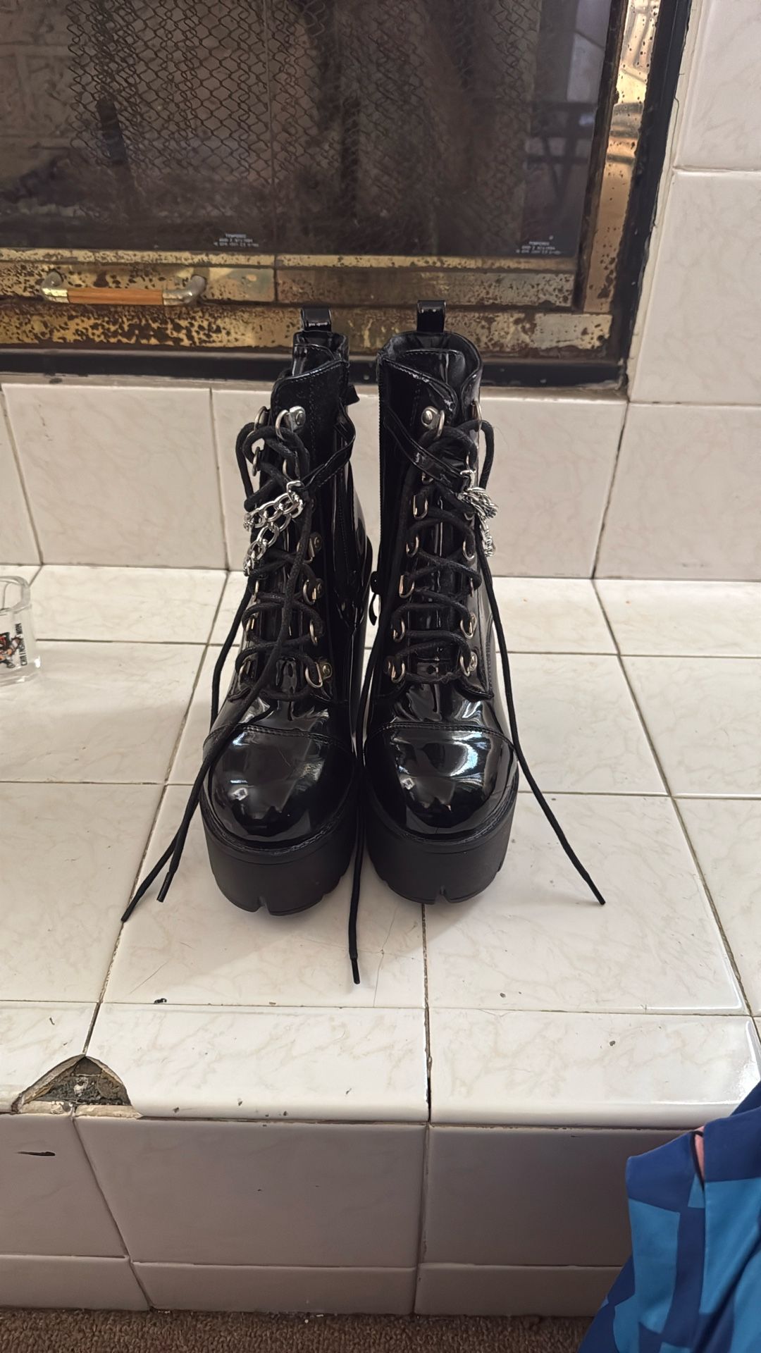 Black High Heel Boots