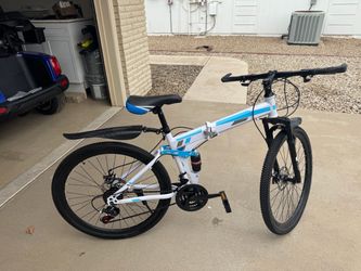 Folding 21 speed bike