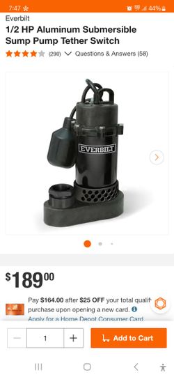 Submersible Sump Pump 