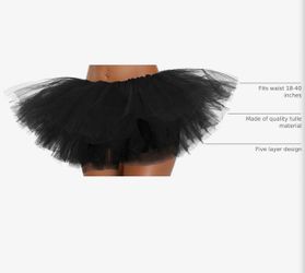 Black Tull tutu skirt
