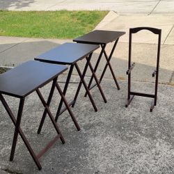 3 Side Tables With Stand 