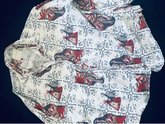 Vintage Native American Print Button Down Shirt Sz. L
