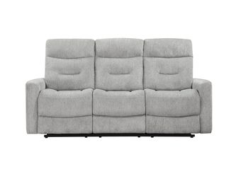 Lyndon Gray Double Reclining Sofa