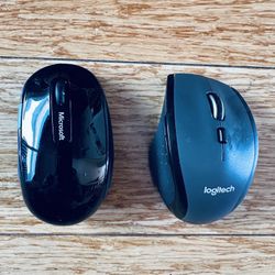 Microsoft, Logitech Wireless Battery Operated Mouse