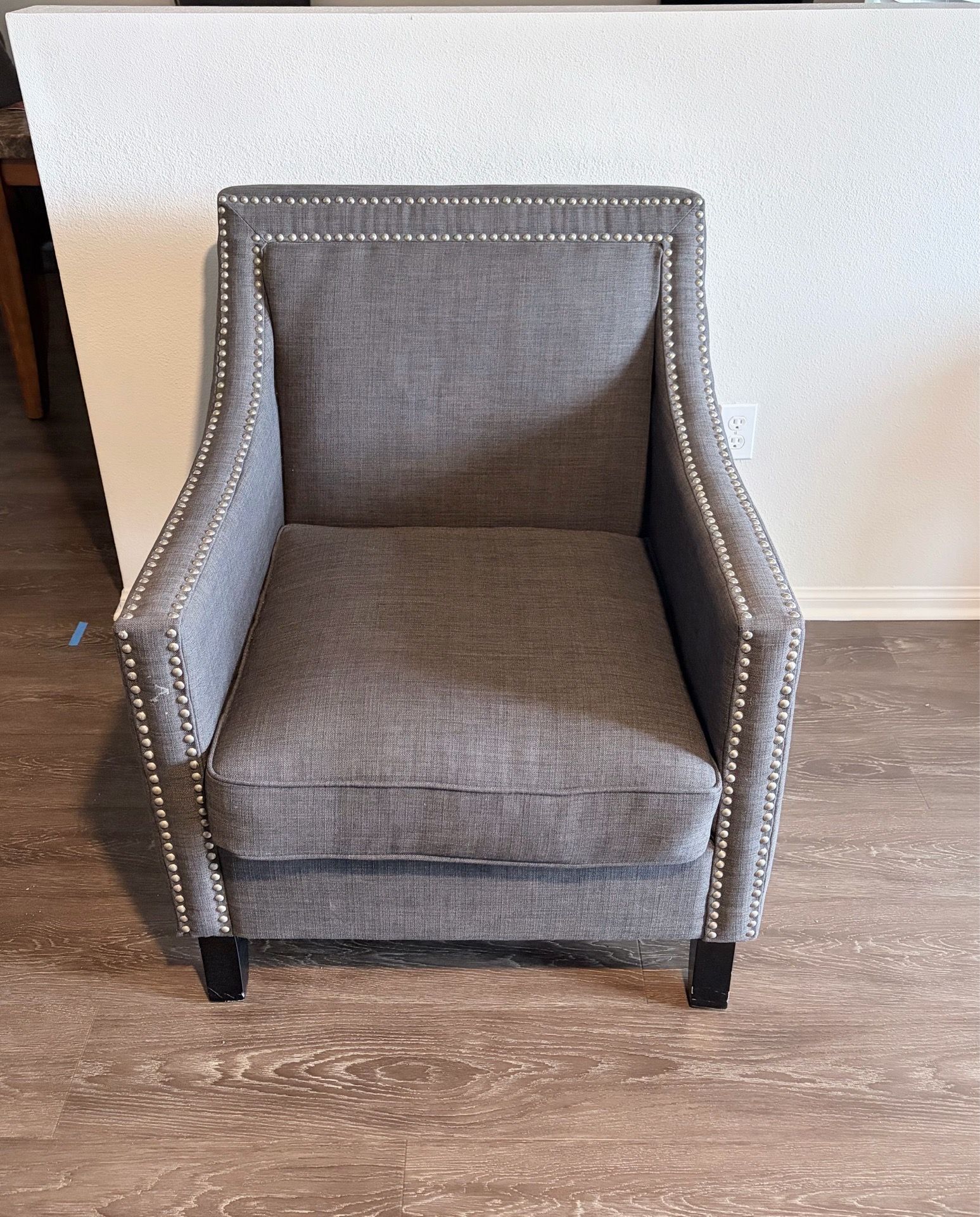 Arm Chair with Rivets
