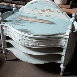 Antique Victorian  Table And Drawer.   