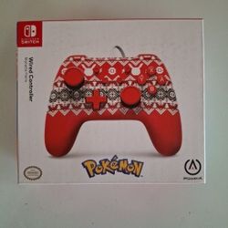Official Nintendo Switch WIRED Controller [ Holiday Sweater Edition ] NEW
