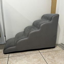 Dog Stairs For High Beds 22.6” H…5 Steps…SMALL DOG 🐕 DARK GRAY High Density Foam… $45