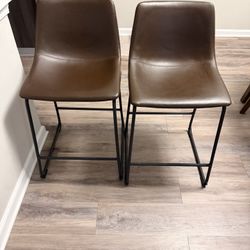 2-Chair Leather Set 