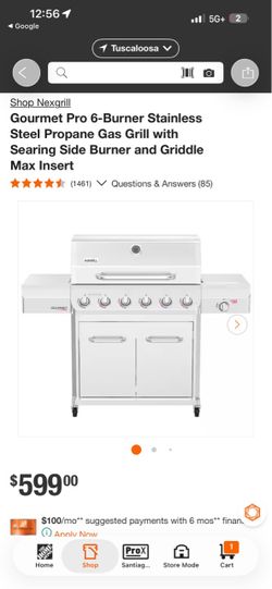 Nexgrill Gourmet Pro 6-Burner Propane Gas Grill