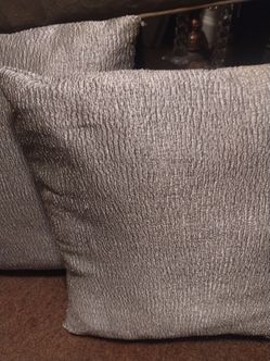 Silver pillows