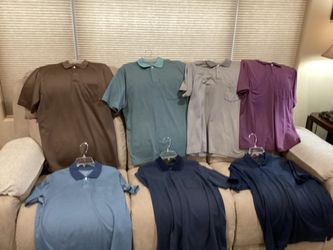 Men’s shirts size large $8.00 each Roundtree and Arrow brands