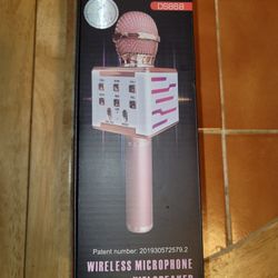 Bluetooth Karaoke Microphone.