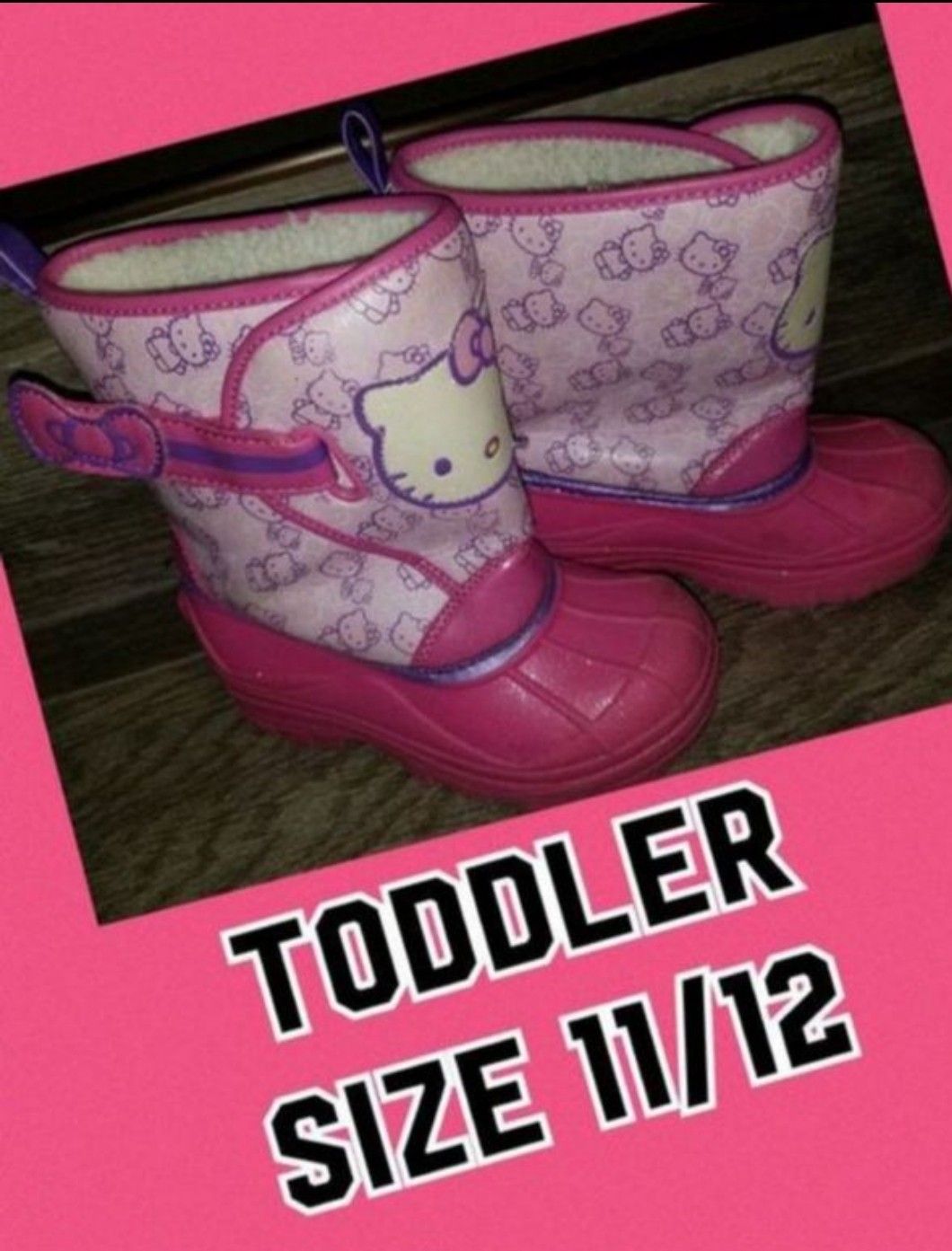 Snow boots toddler size 11/12