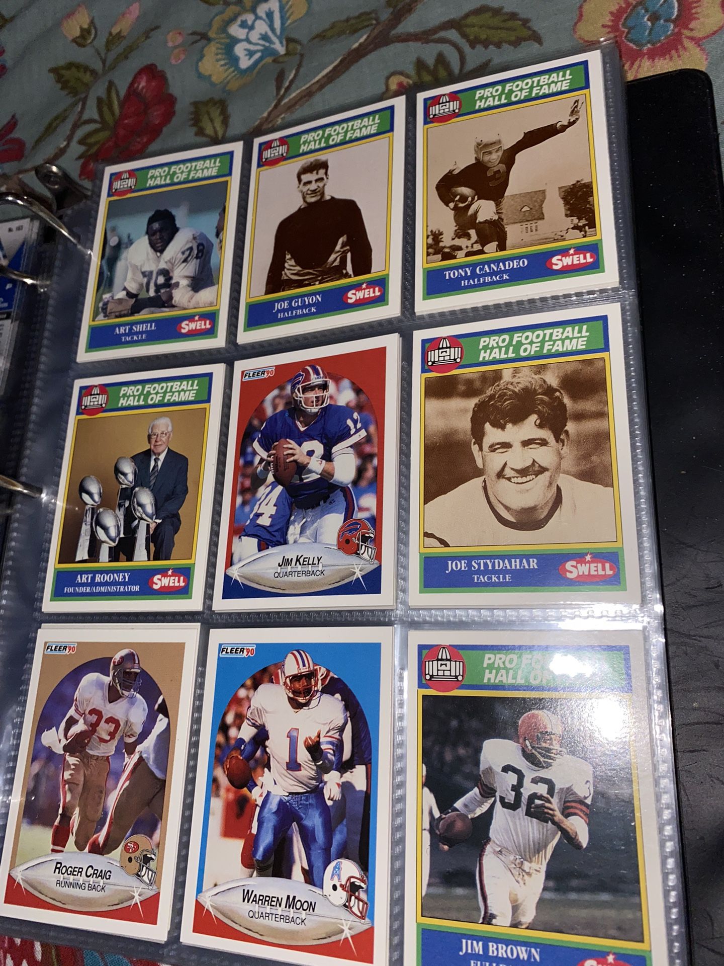Sports card binder lot - baseball, Nascar , Basketball football Over 50 sheets