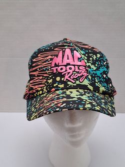 Vintage Mac Tools Racing paint splattered Hat (faded)