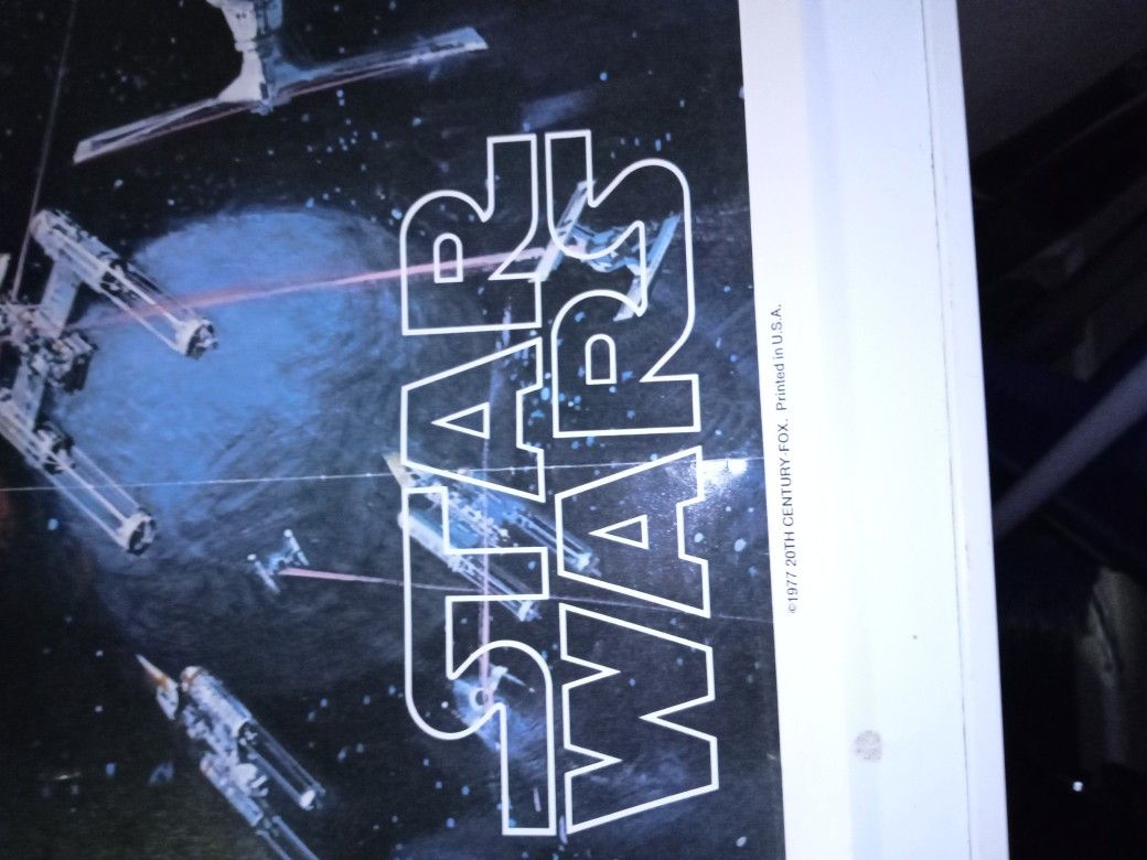 Star Wars Poster (2T-541) 1977 20th Century Fox Original Record Poster