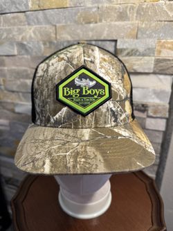 Realtree camo mesh-back snapback hat for Big Boys Bait & Tackle Cape Coral