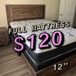 New Full Mattress Only $120