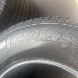Set Of 4 Tires 🛞 Michelin 265/70R17