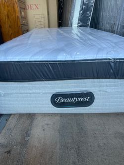 Twin size mattress beauryrest pillow top