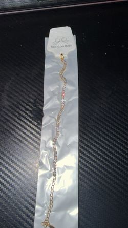 Stainless steel tennis bracelet