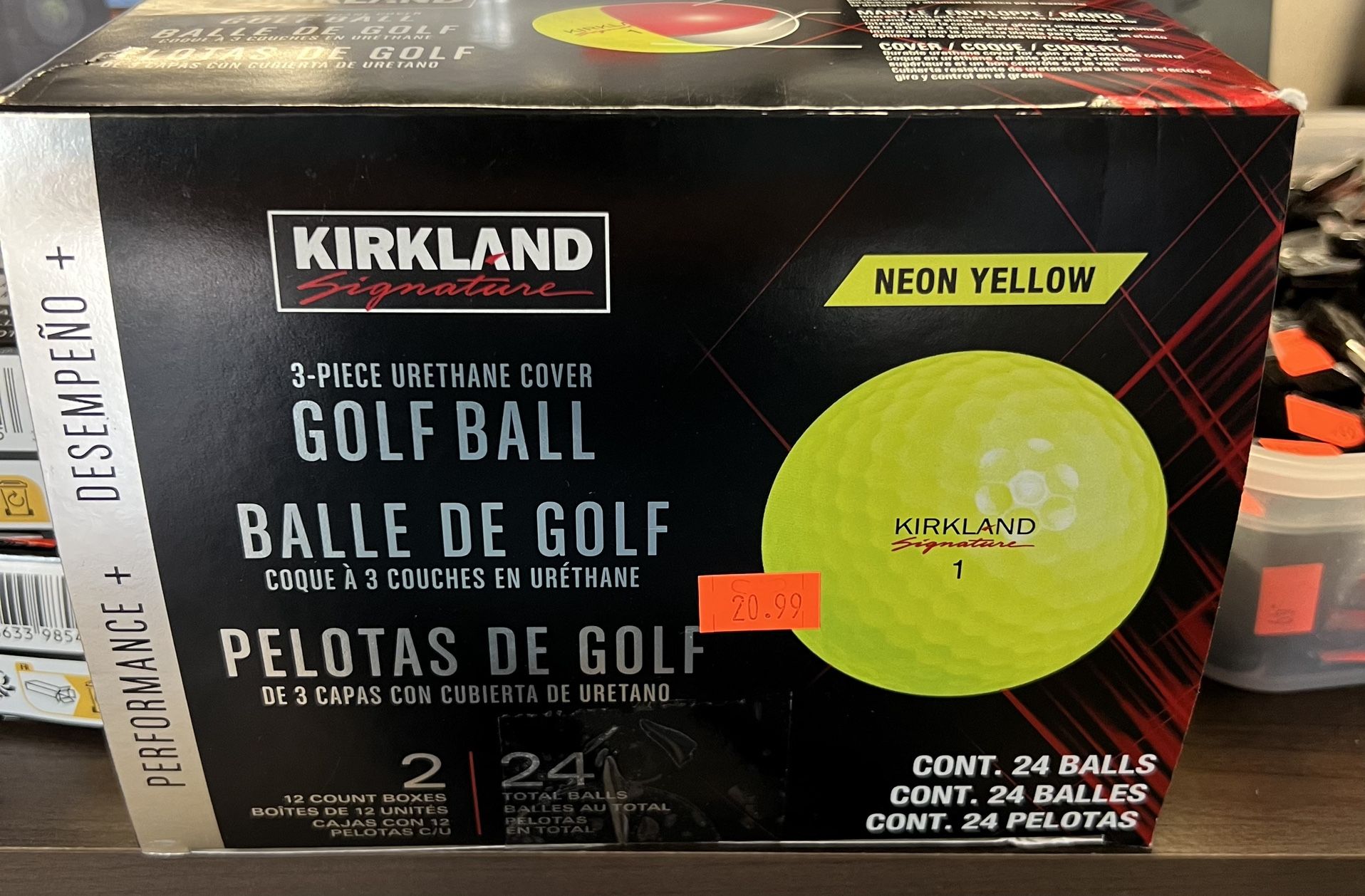 Kirkland Signature Golf Balls, 2-dozen Neon Yellow