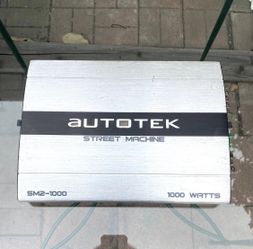 Autotek Street Machine Car Audio Amplifier 1000 Watts 2-Channel SM2-1000