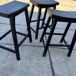 Barstools  height 24 inch each $10