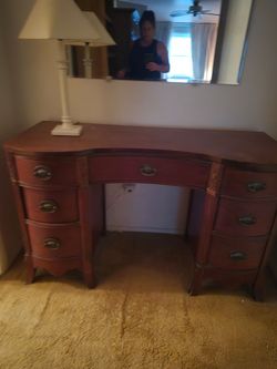 Vintage wooden desk