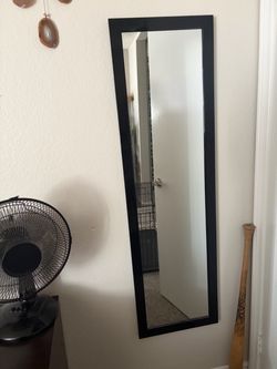 Full Length Wall Mirror Black Frame