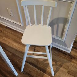 White Junior/kid Dining Chair 