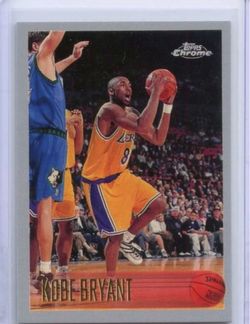 Kobe Bryant  REPRINT Topps Chrome Basketball Card