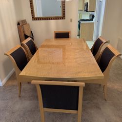 Italian Lacquer Dining Set