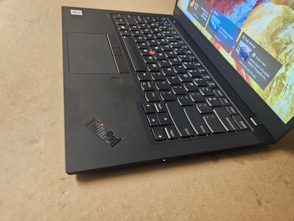 Lenovo ThinkPad X1 Carbon lightweight i7 16gb Ram 14" Touchscreen 10510U Win 11 Pro 3840x2160 4k
