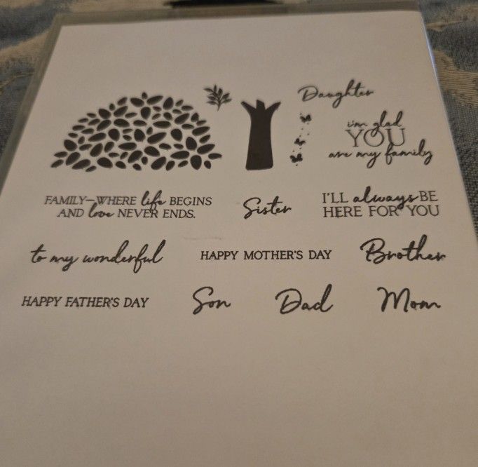 Stampin Up My Wonderful Family